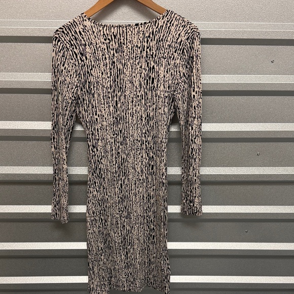 Banana Republic Women’s babydoll midi dress stretch holiday party feminine Sz Sm - Picture 6 of 8